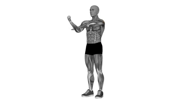 Across chest shoulder stretch (2)