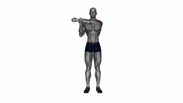 Across chest shoulder stretch (3)