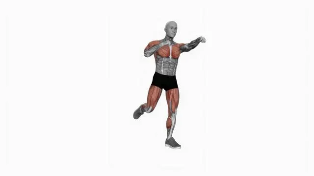 Alternating hamstring curl with punch (2)