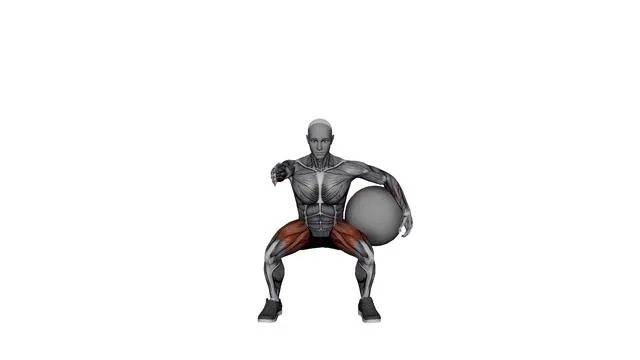Ball Headlock Squat (2)