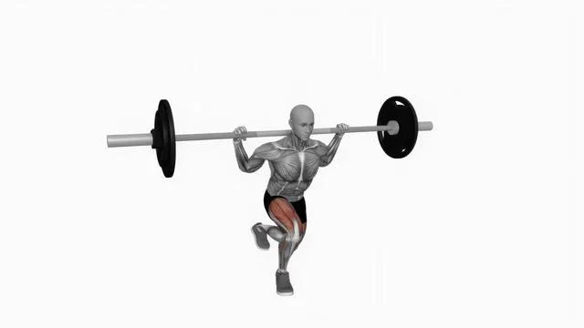 Barbell Curtsy Lunge (3)