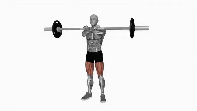 barbell front squat (2)