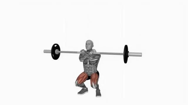 barbell front squat (3)