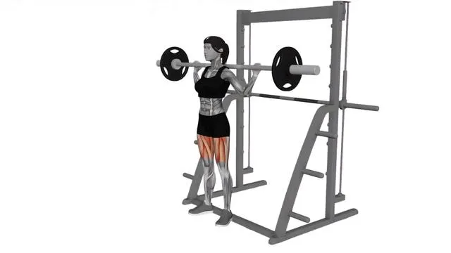 Barbell full squat (7)