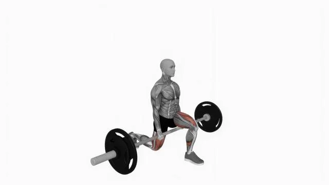 Barbell jefferson split squat (2)