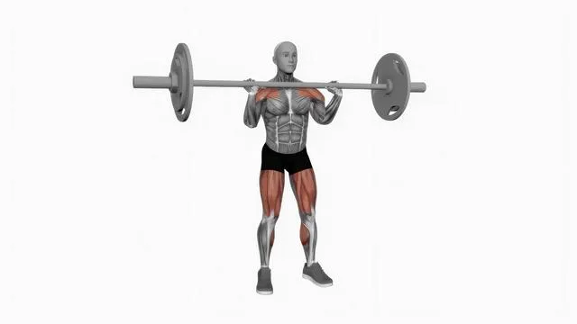Barbell muscle clean (2)