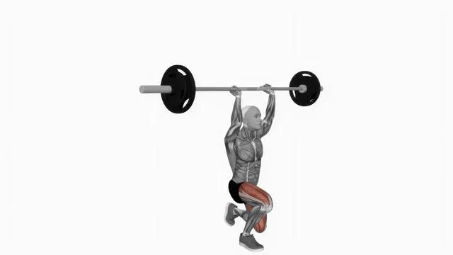 barbell overhead lunge (3)