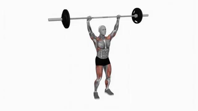 Barbell power snatch (2)