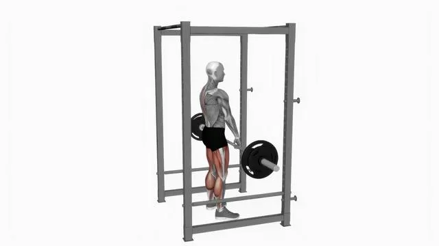 Barbell rack pull (2)