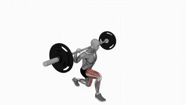 Barbell rear lunges (2)
