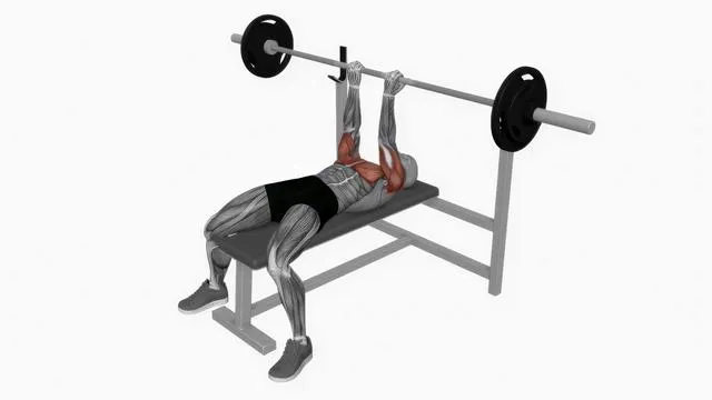Barbell reverse close grip bench press (2)