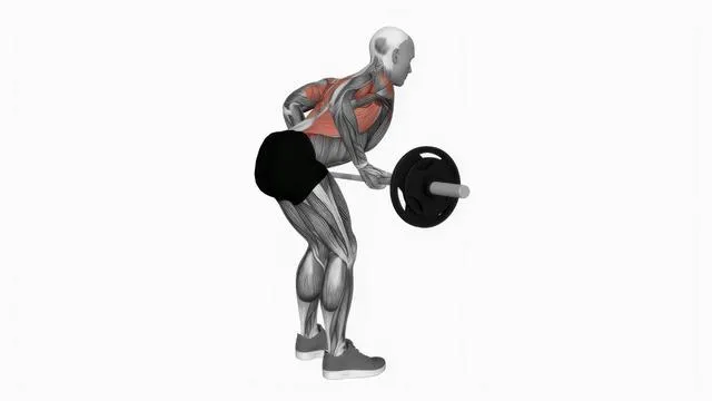 Barbell reverse grip bent over row (2)