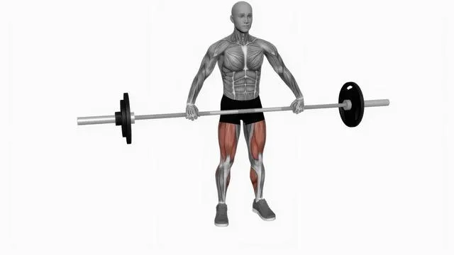 Barbell snatch deadlift wide grip (2)