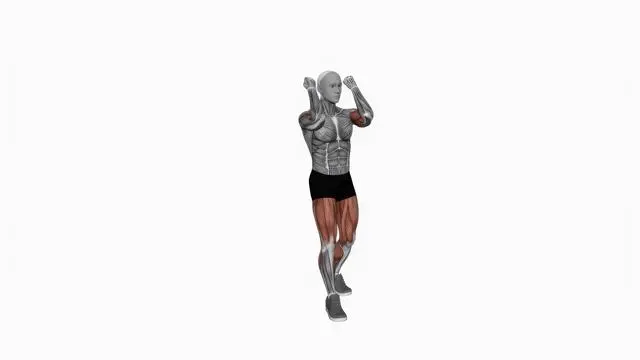Biceps curl front step (2)