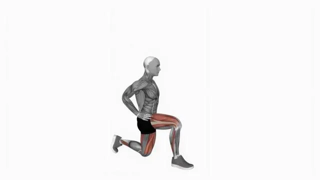 Bodyweight pulse forward lunge (2)