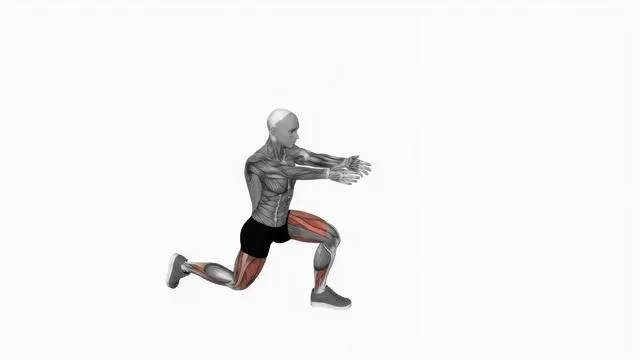 Bodyweight rear lunge front raise (2)