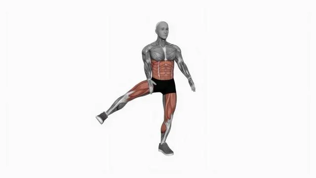 Bodyweight squat to side leg (2)