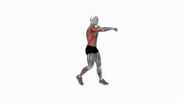 Boxing right cross (2)