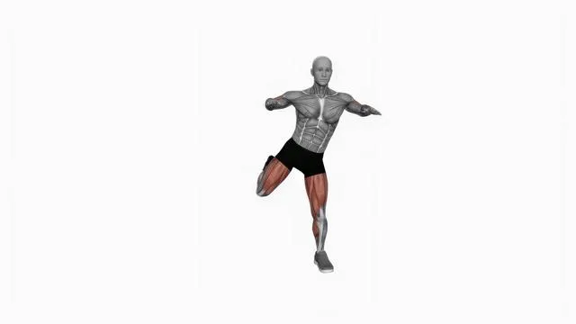 Butt kick with row (2)