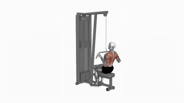 Cable bar lateral pulldown (2)