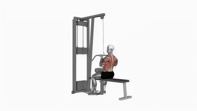 Cable close grip front lat pulldown (2)