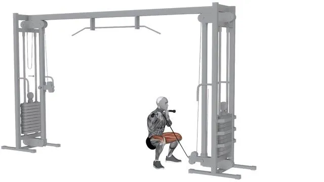 Cable Goblet Squat (2)