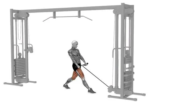 Cable Split Squat (2)