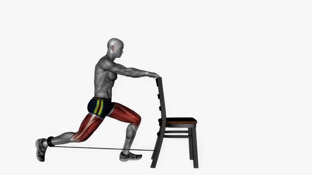 chair back lunge right Resistance band (2)