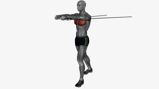 Chest press front Resistance band (2)