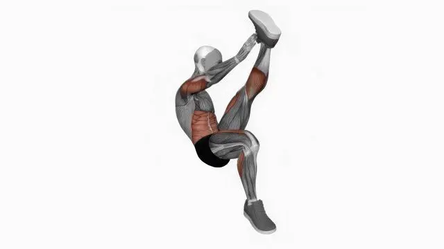 Crab twist toe touch (2)