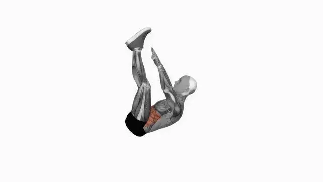 Crunch (straight leg up) (2)