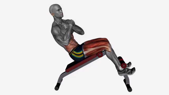 Decline bench oblique crunches (2)