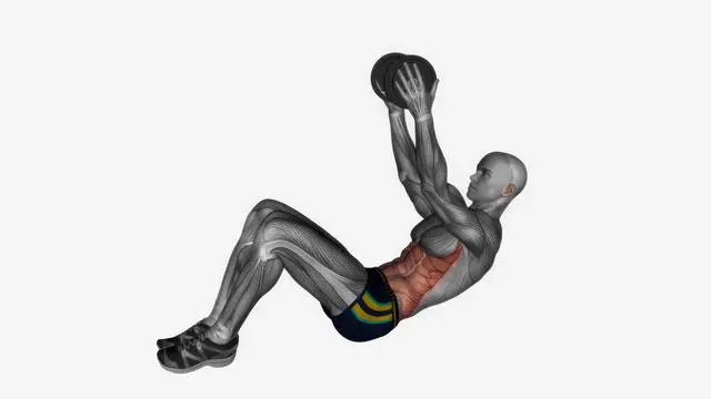Dumbbell ab crunch (2)