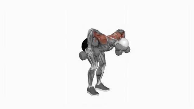 Dumbbell Bent Over Face Pull (2)