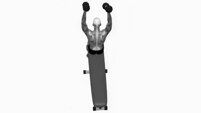 Dumbbell Decline Overhead Sit-up (2)
