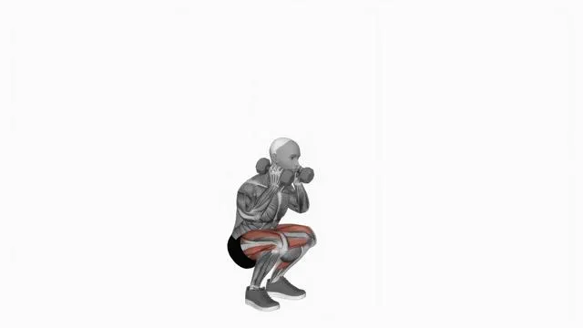 Dumbbell Front Squat (2)