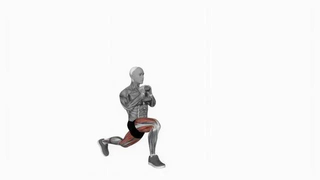 Dumbbell Goblet Curtsy Lunge (2)
