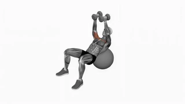 Dumbbell Incline Fly on Exercise Ball (2)