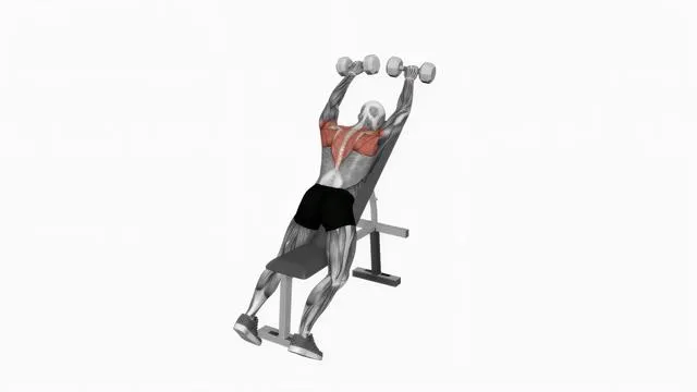Dumbbell Incline Lying Front Raise (2)