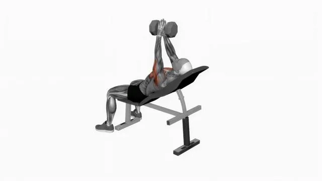 Dumbbell Incline Svend Close grip Press (2)