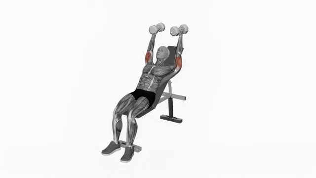 Dumbbell Incline Triceps Extension (2)