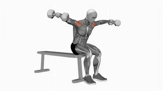 Dumbbell Leaning Fly (2)