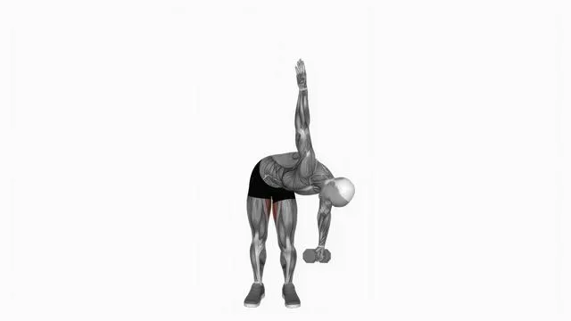 Dumbbell Low Windmill (2)