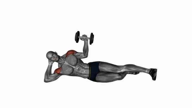 Dumbbell lying external shoulder rotation (2)
