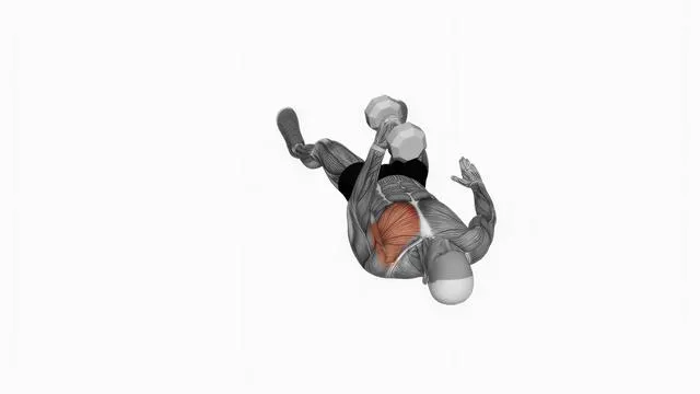 Dumbbell One Arm Floor Fly (2)