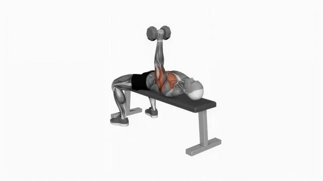 Dumbbell One Arm Wide Grip Bench Press (2)