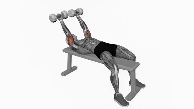 Dumbbell Pronate-grip Triceps Extension (2)