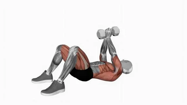 Dumbbell Pullover on floor (2)