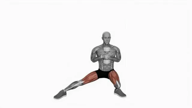 Dumbbell Side Squat Side to Side (2)