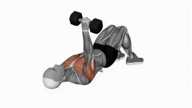 Dumbbell Single Arm Floor Press (2)